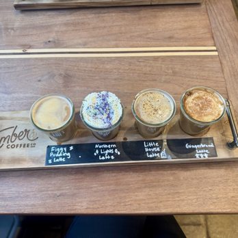 Ember Coffee - Holiday Latte Flight - Coffee & Tea Near Me - Big Lake, Minnesota Ember Coffee - Holiday Latte Flight - Coffee & Tea Near Me - Big Lake, Minnesota