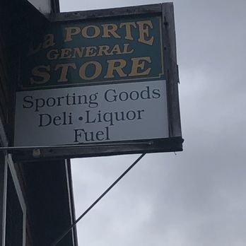La Porte General Store - The sign of the establishment - Grocery Near Me - La Porte, California