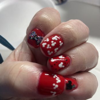 IE Ms Nails - Disney Gel Mickey and Minnie nails. - Nail Technicians Near Me - Riverside, California