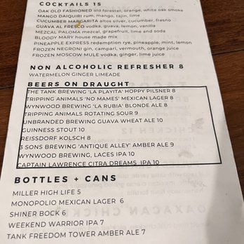 Hometown Bar-B-Que - Cocktail menu - Barbeque Near Me - Miami, Florida Hometown Bar-B-Que - Cocktail menu - Barbeque Near Me - Miami, Florida