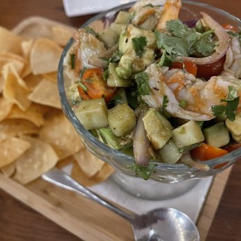 Perla - Ceviche de Camaron Plate - Tapas/Small Plates Near Me - Santa Ana, California Perla - Ceviche de Camaron Plate - Tapas/Small Plates Near Me - Santa Ana, California