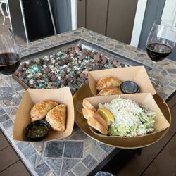 Winehouse  - Beef empanadas, Cab Franc and beautiful sunset. Perfect Saturday evening at the Winehouse.