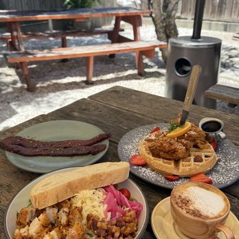 Berkeley Social Club - Millionaire's Bacon® Korean.F.C Avocado Salad Waffle & Korean.F.C. - Breakfast & Brunch Near Me - Berkeley, California Berkeley Social Club - Millionaire's Bacon® Korean.F.C Avocado Salad Waffle & Korean.F.C. - Breakfast & Brunch Near Me - Berkeley, California