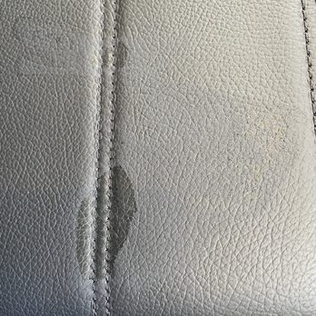 Leather Repair OC - Before with sunscreen - Furniture Repair Near Me Leather Repair OC - Before with sunscreen - Furniture Repair Near Me