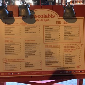 Piscolabis - Tapas/Small Plates Near Me - Barcelona, B