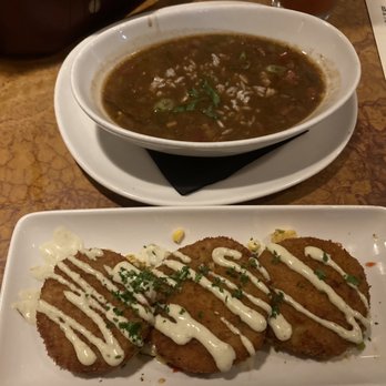 Trenasse - Fowl Gumbo Soup and Fried Green Tomatoes - Wine Bars Near Me - New Orleans, Louisiana Trenasse - Fowl Gumbo Soup and Fried Green Tomatoes - Wine Bars Near Me - New Orleans, Louisiana