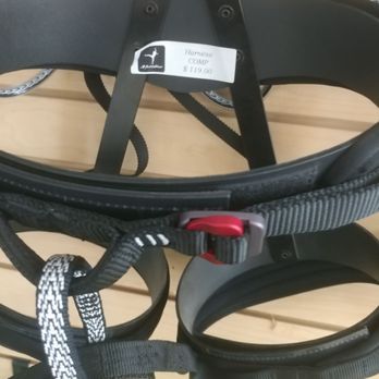 Redpoint Climbers Supply - One of the climbing harnesses that I liked - Coffee & Tea Near Me - Terrebonne, Oregon