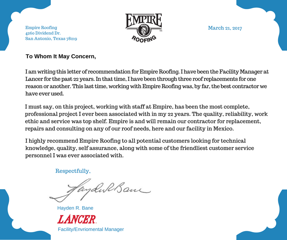 Slide of Empire Roofing