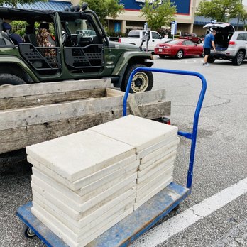 Lowe's Home Improvement - 56 pounds each, gettin our workout... - Hardware Stores Near Me - Pensacola, Florida Lowe's Home Improvement - 56 pounds each, gettin our workout... - Hardware Stores Near Me - Pensacola, Florida