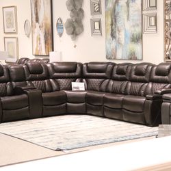 Ashley Store - Sectional, power, drop table..yes!!