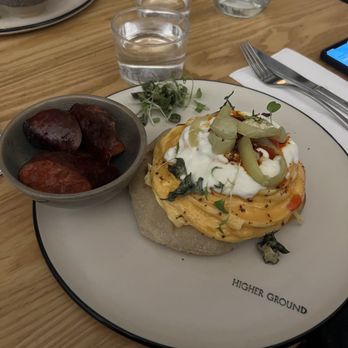 Higher Ground - Chili scrambled eggs - Coffee & Tea Near Me - Melbourne, VIC Higher Ground - Chili scrambled eggs - Coffee & Tea Near Me - Melbourne, VIC