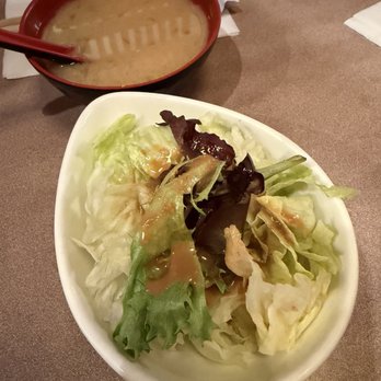 Mikado - Miso soup and House Salad - Japanese Near Me - Los Altos, California Mikado - Miso soup and House Salad - Japanese Near Me - Los Altos, California