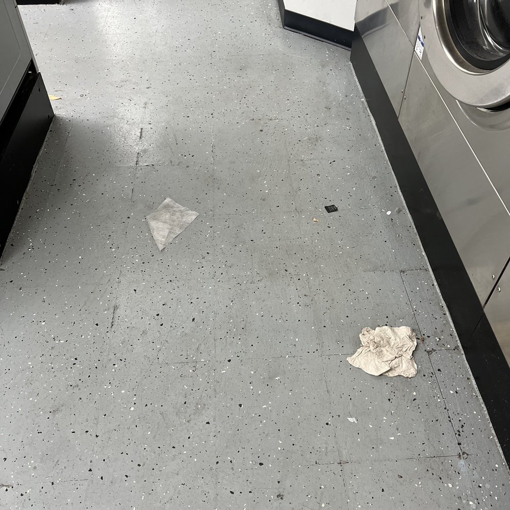 Sparclean Laundromat - Dirty floor always has trash everywhere - Laundromat Near Me - Grover Beach, California Sparclean Laundromat - Dirty floor always has trash everywhere - Laundromat Near Me - Grover Beach, California