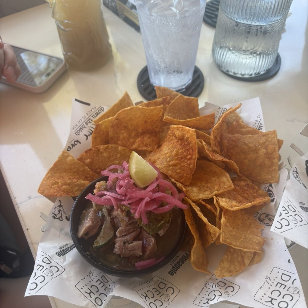 Coco Deck - Chips and salsa/guac - Mexican Near Me - Lahaina, Hawaii