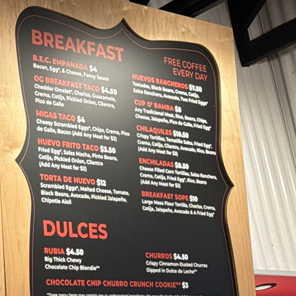 Taco Bamba Raleigh - Menu - Tacos Near Me - Raleigh, North Carolina Taco Bamba Raleigh - Menu - Tacos Near Me - Raleigh, North Carolina