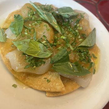 Found Oyster - Scallop crudo - Seafood Near Me - Los Angeles, California