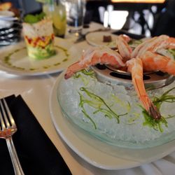 Chart House - Shrimp cocktail and shrimp & crab stack