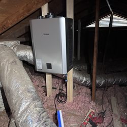Elevated Mechanical - Tankless Install