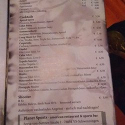 Planet Sports American Restaurant & Sports Bar - Cocktail 0.3L