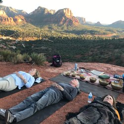Aumbase - Space of Grace sound Healing hike on Sedona Red Rocks