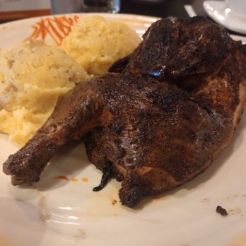 Page's Okra Grill - Half smoked chicken with taters - Southern Near Me - Mount Pleasant, South Carolina Page's Okra Grill - Half smoked chicken with taters - Southern Near Me - Mount Pleasant, South Carolina