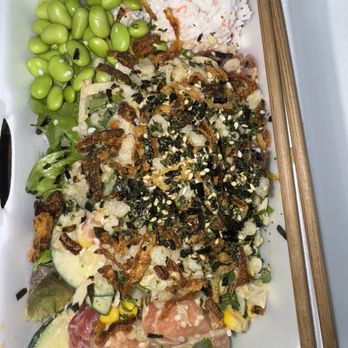 All About Poke - Small poke with flash on - Hawaiian Near Me - Rancho Palos Verdes, California
