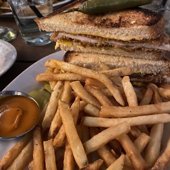 The Rustic - Hot and spicy chicken sandwich- highly recommend - New American Near Me - Dallas, Texas