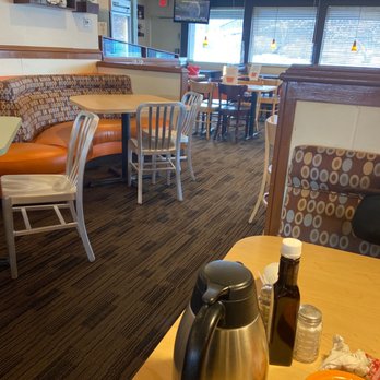 Village Inn - Our booth right near the entryway. - Breakfast & Brunch Near Me - West Des Moines, Iowa Village Inn - Our booth right near the entryway. - Breakfast & Brunch Near Me - West Des Moines, Iowa