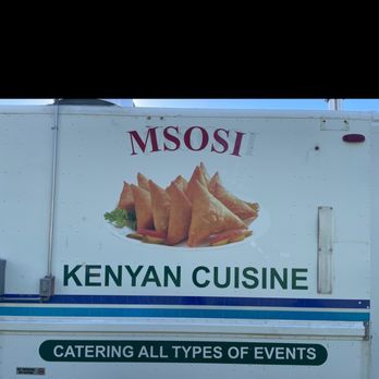 Msosi Kenyan Cuisine - Their food truck (back) - Caterers Near Me