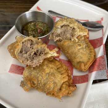 Sissy’s Sandwich - Inside chicken empanada - Sandwiches Near Me - Chicago, Illinois Sissy’s Sandwich - Inside chicken empanada - Sandwiches Near Me - Chicago, Illinois