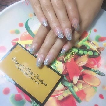 Elegant Nail Boutique - I got the clear gel polish with shimmer. - Nail Salons Near Me - Newport Beach, California Elegant Nail Boutique - I got the clear gel polish with shimmer. - Nail Salons Near Me - Newport Beach, California