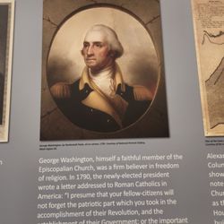 George Washington believed in supporting other religions.