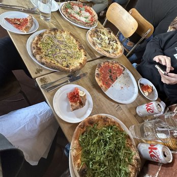 Pizzeria Bianco - We ordered one of each pizza! There were only 3 of us. It was worth it. Didn't think I'd like the Rosa, it ended up the favorite. - Pizza Near Me - Phoenix, Arizona