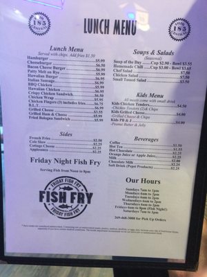 Menu photo 3 Hub Central 185 Coloma, MI