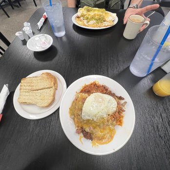 Weck's - Chicken fried steak burrito & The original Papas (Christmas style) - Breakfast & Brunch Near Me - Las Cruces, New Mexico