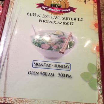 Pho 602 Vietnamese Restaurant - Menu. - Vietnamese Near Me - Phoenix, Arizona Pho 602 Vietnamese Restaurant - Menu. - Vietnamese Near Me - Phoenix, Arizona