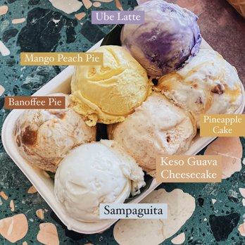 Sampaguita - Ice cream flight (6 scoops) - Ice Cream & Frozen Yogurt Near Me - Orlando, Florida