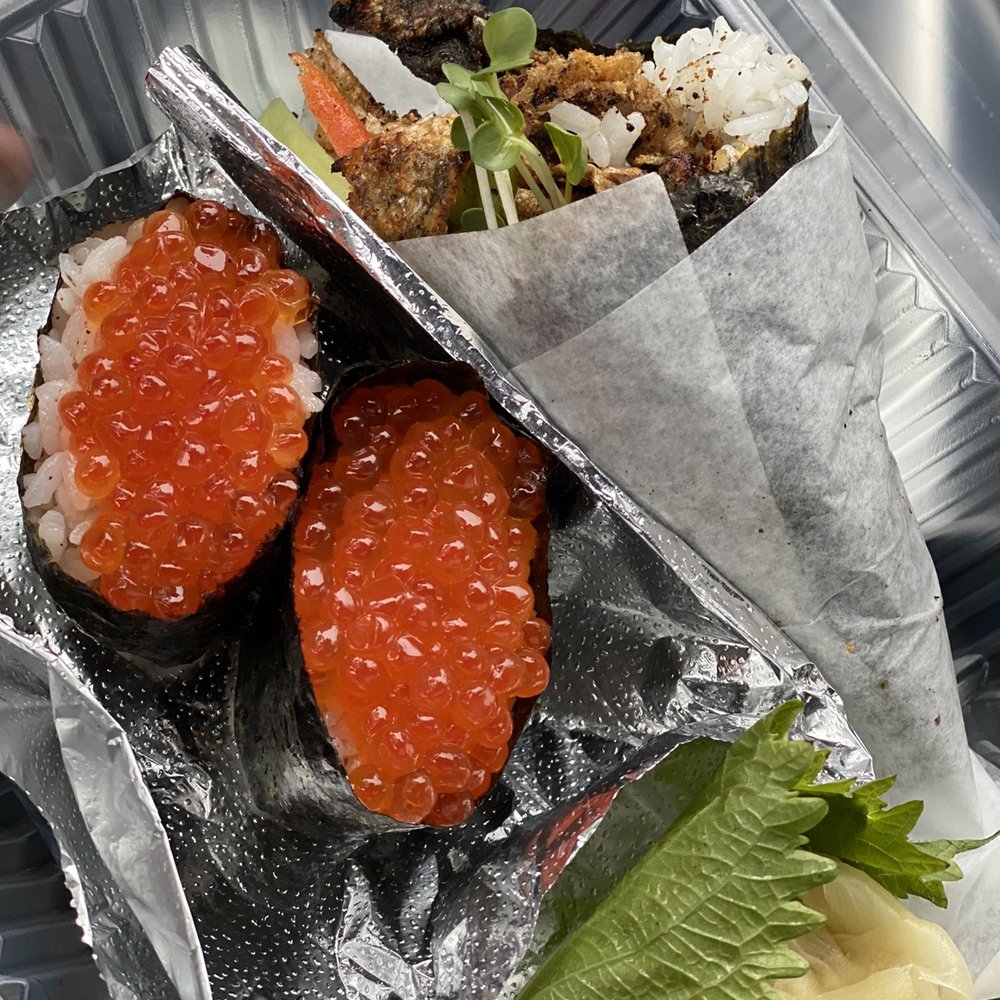 Kumi Ko - 19. Salmon Egg Sushi and 8. Salmon Skin hand Roll - Japanese Near Me - Compton, California
