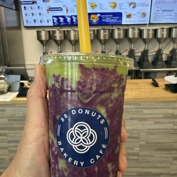 88 Donuts Bakery Cafe - Matcha ube - Bakeries Near Me - Orlando, Florida