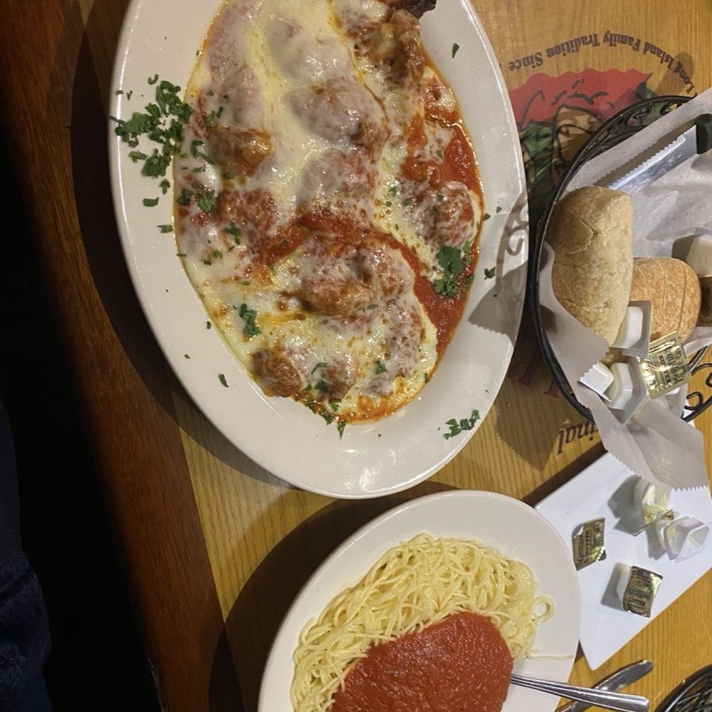 Borrelli's - Shrimp parm with angel hair - Italian Near Me - East Meadow, New York Borrelli's - Shrimp parm with angel hair - Italian Near Me - East Meadow, New York