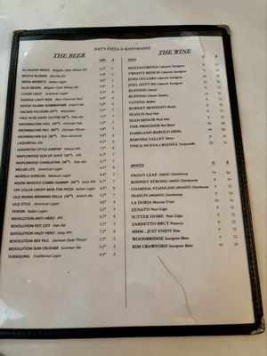 Menu photo 2 Pat's Pizza and Ristorante Chicago, IL Menu photo 2 Pat's Pizza and Ristorante Chicago, IL