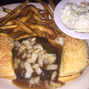 Grey Goose Player's Club - The chopped steak...I forgot to mention the fresh hand cut french fries! - American Near Me - Macon, Georgia