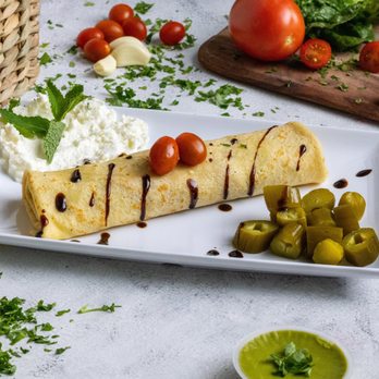 Dolce Vita - Chicken Shawarma Crepe - Gelato Near Me - Indianapolis, Indiana