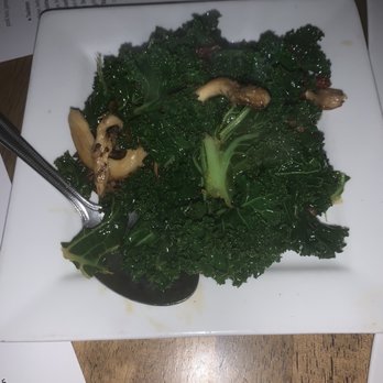 Taberna Tapas - Oyster Mushroom and Kale Sauté - Spanish Near Me - Durham, North Carolina