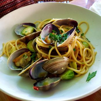 Rigo - Vongole with Brussels Sprouts ($17.00) - Spaghetti w/Maui Clams, Garlic, Olive Oil, Italian Parsley. - Spanish Near Me - Honolulu, Hawaii Rigo - Vongole with Brussels Sprouts ($17.00) - Spaghetti w/Maui Clams, Garlic, Olive Oil, Italian Parsley. - Spanish Near Me - Honolulu, Hawaii