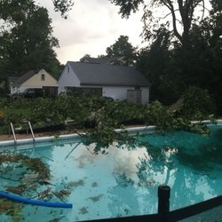 Kleen Pools - Tornado damaged pool