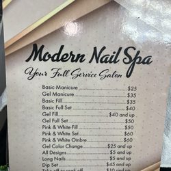 Modern Nail Spa - 2024 prices