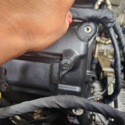 Missing bolt to gasket cover Missing bolt to gasket cover