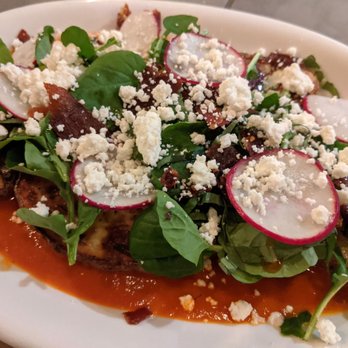 Rella - Roasted fingerlings w/ radish two-ways, crispy prosciutto, goat cheese - Seafood Near Me - Rochester, New York