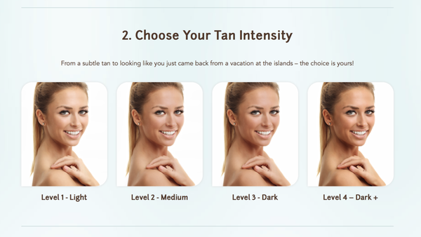 zoom tan level 2 spray tan